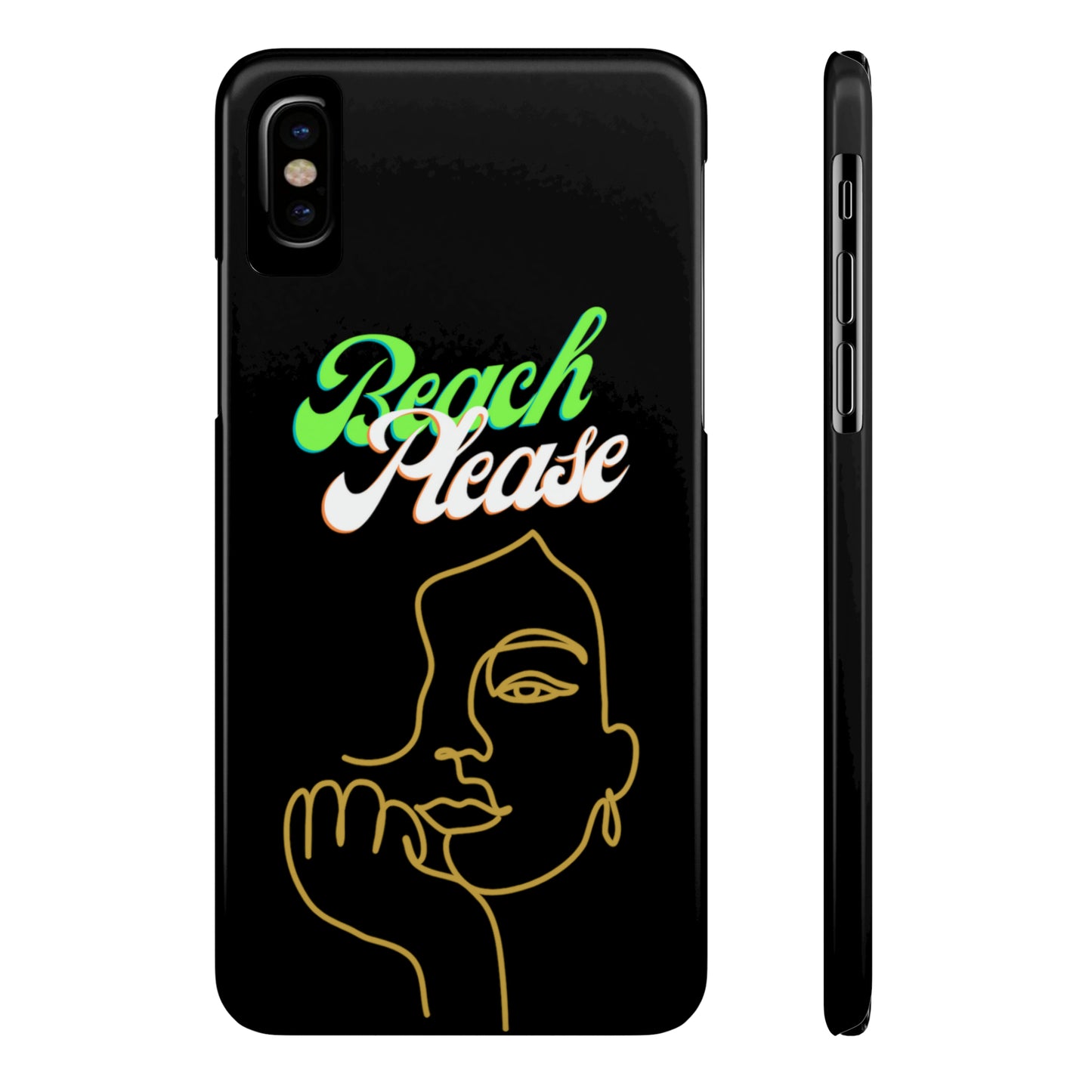 Beach Please - Slim Phone Cases