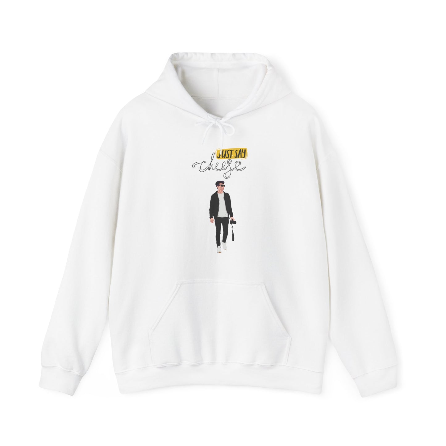 Sober Symphony - Just Say Cheese Men's Heavy Blend™ Hooded Sweatshirt