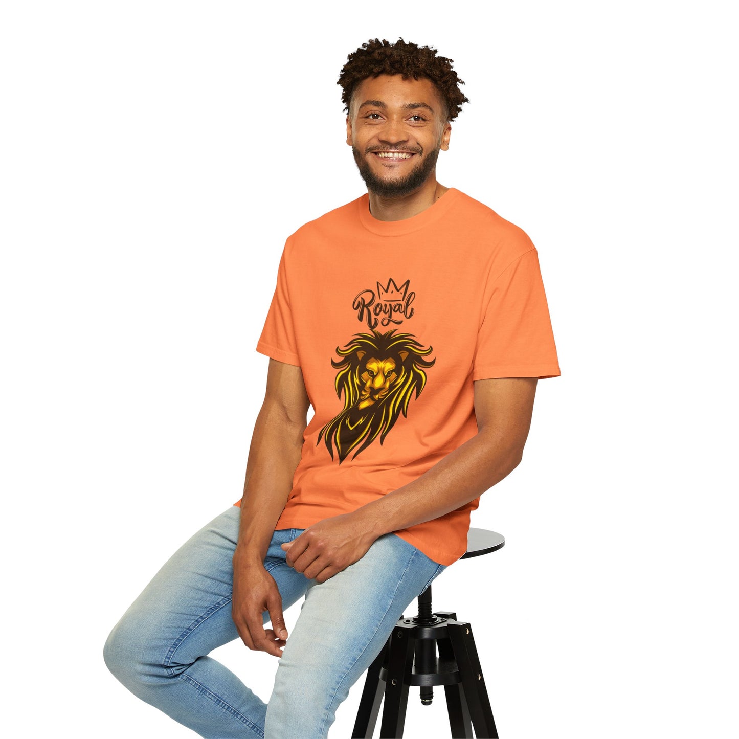 Royal Lion - Men's Garment T-shirt - Sober Symphony®