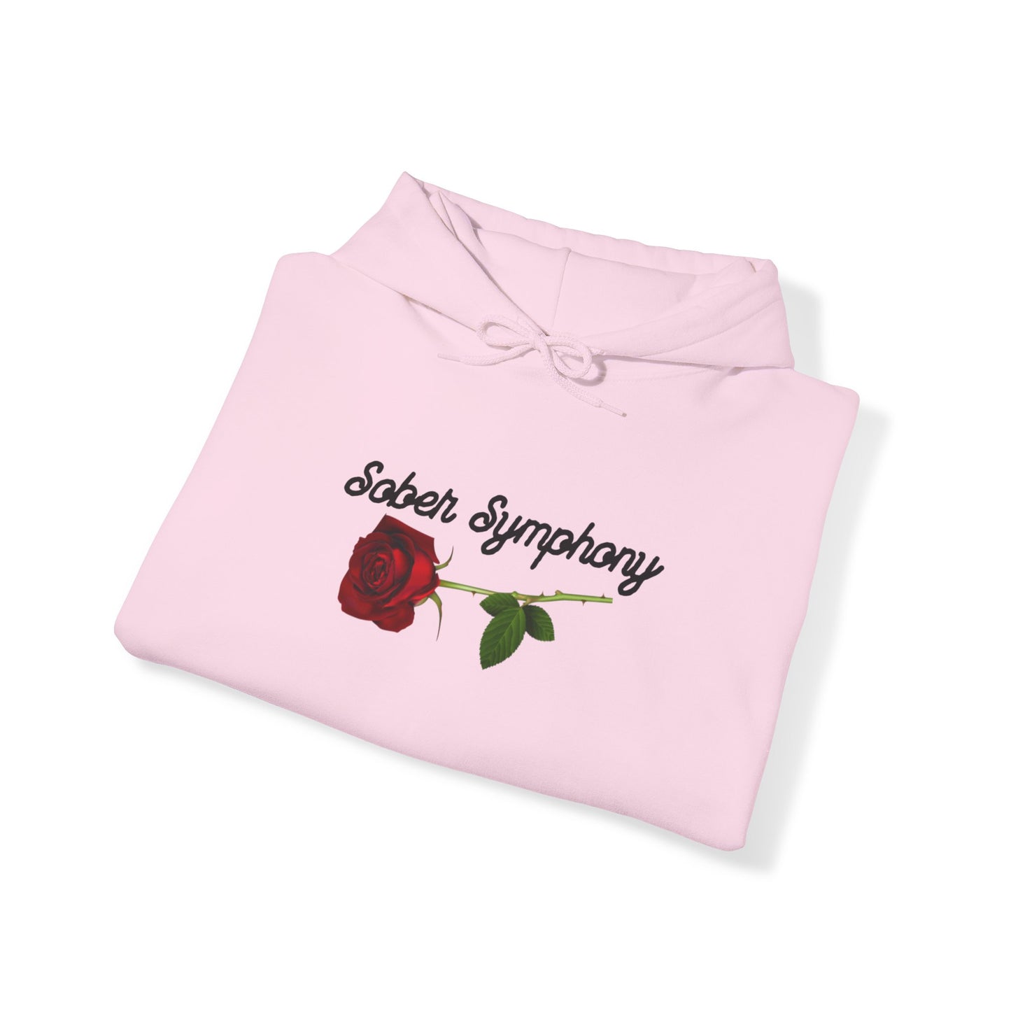 Sober Symphony® Women Rose Heavy Blend™ Hooded Sweatshirt