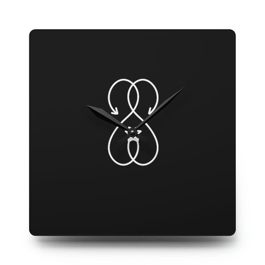 Sober Symphony - Acrylic Wall Clock