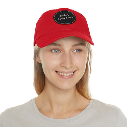 Sober Symphony® - Red Hat with Leather Patch