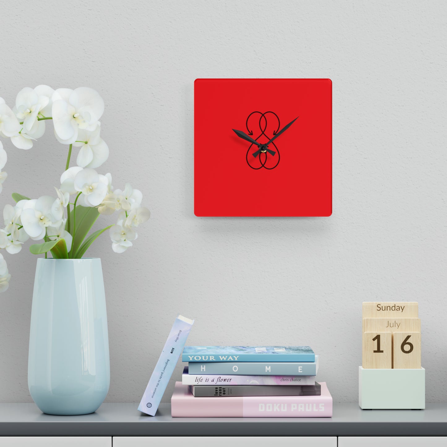 Sober Symphony - Acrylic Wall Clock