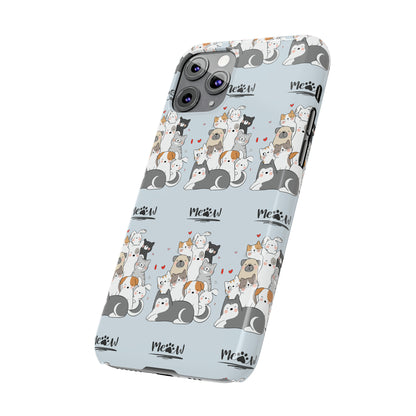 Sober Symphony - MEOW - Slim Phone Cases