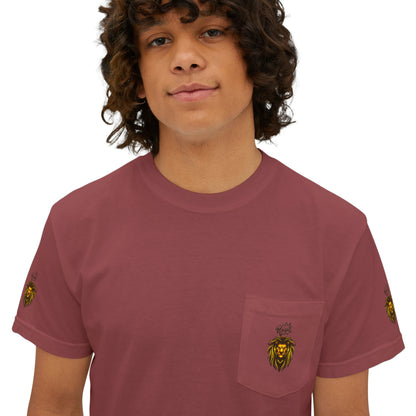 Royal Lion - Garment-Dyed Pocket T-Shirt - Sober Symphony®