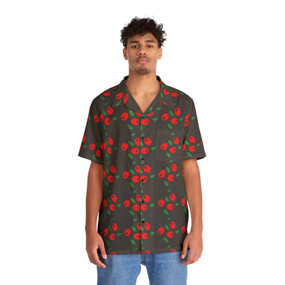 Sober Symphony® - Men's Hawaiian Shirt In Black