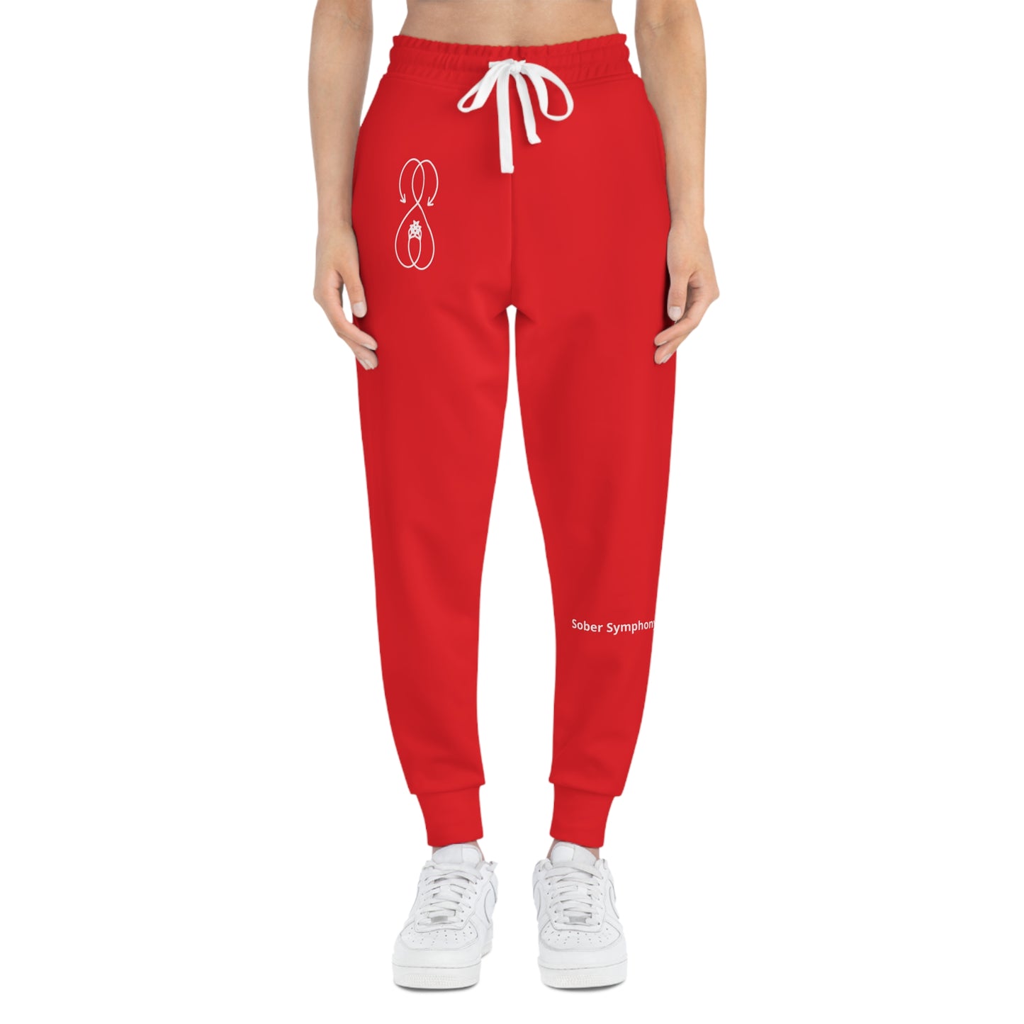 Sober Symphony Logo - Women Athletic Joggers