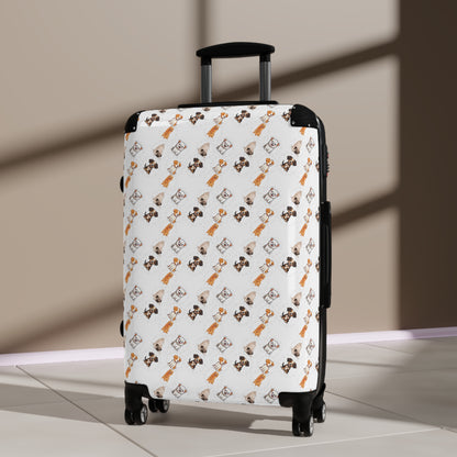 Sober Symphony - Dog Print Suitcase