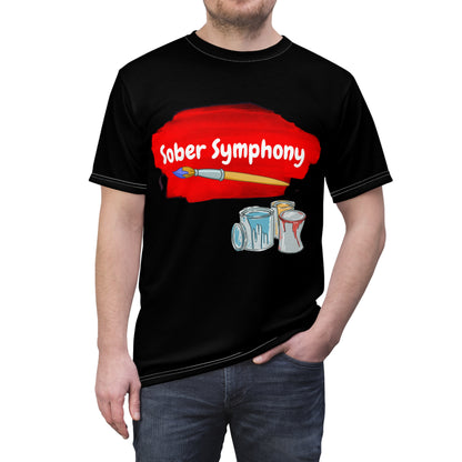 Sober Symphony Men's Cut & Sew Tee