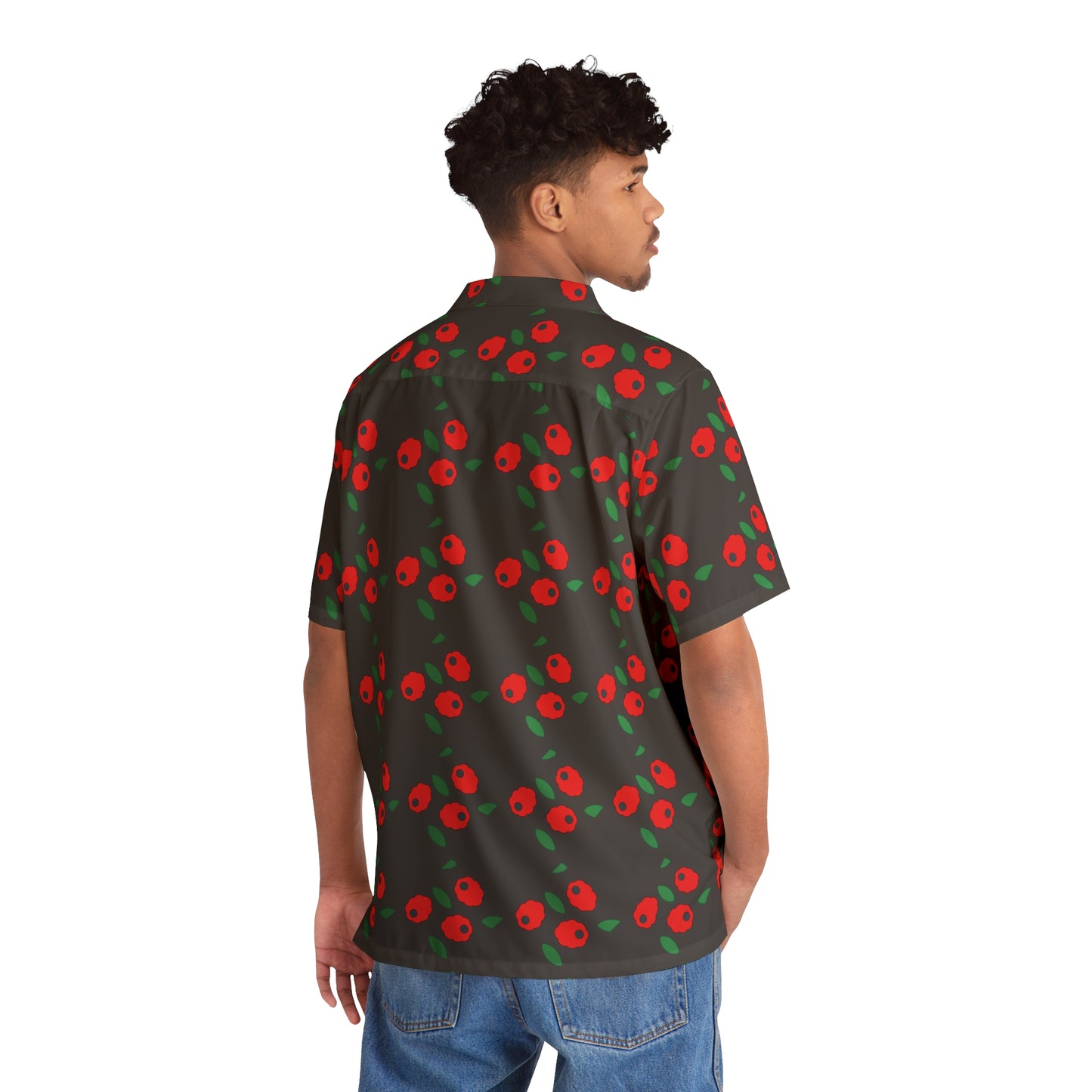 Sober Symphony® - Men's Hawaiian Shirt In Black