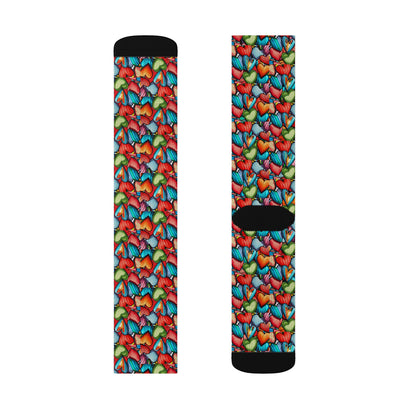 Sober Symphony Heart - Sublimation Socks