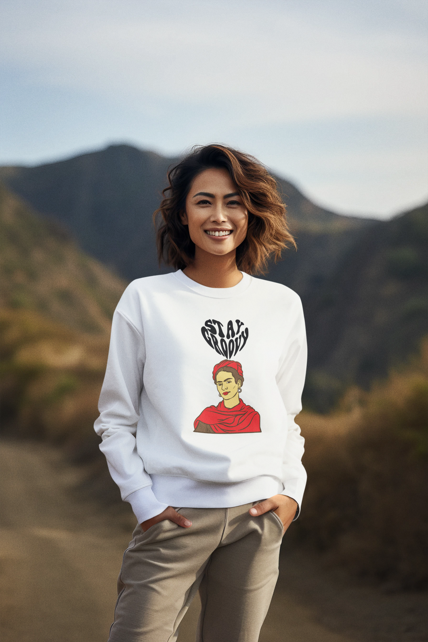 Stay Groovy - Crewneck Sweatshirt