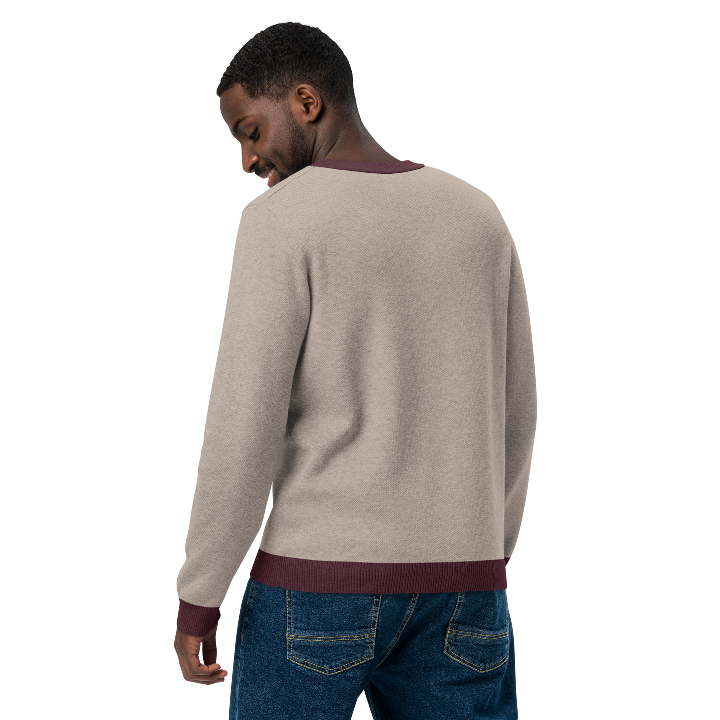 Sober Symphony® Knitted Crew Neck Sweater