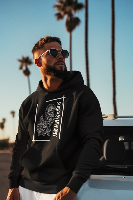 Sober Symphony® - Men's Pullover Hoodie Sweatshirt