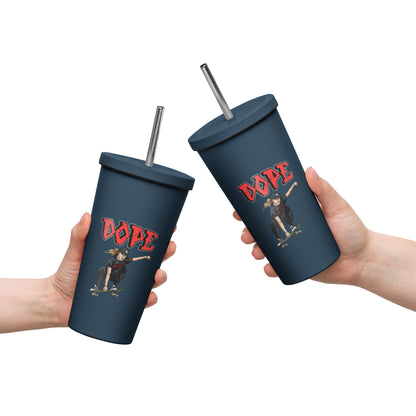 Sober Symphony® - Dope Insulated Tumbler with a Straw