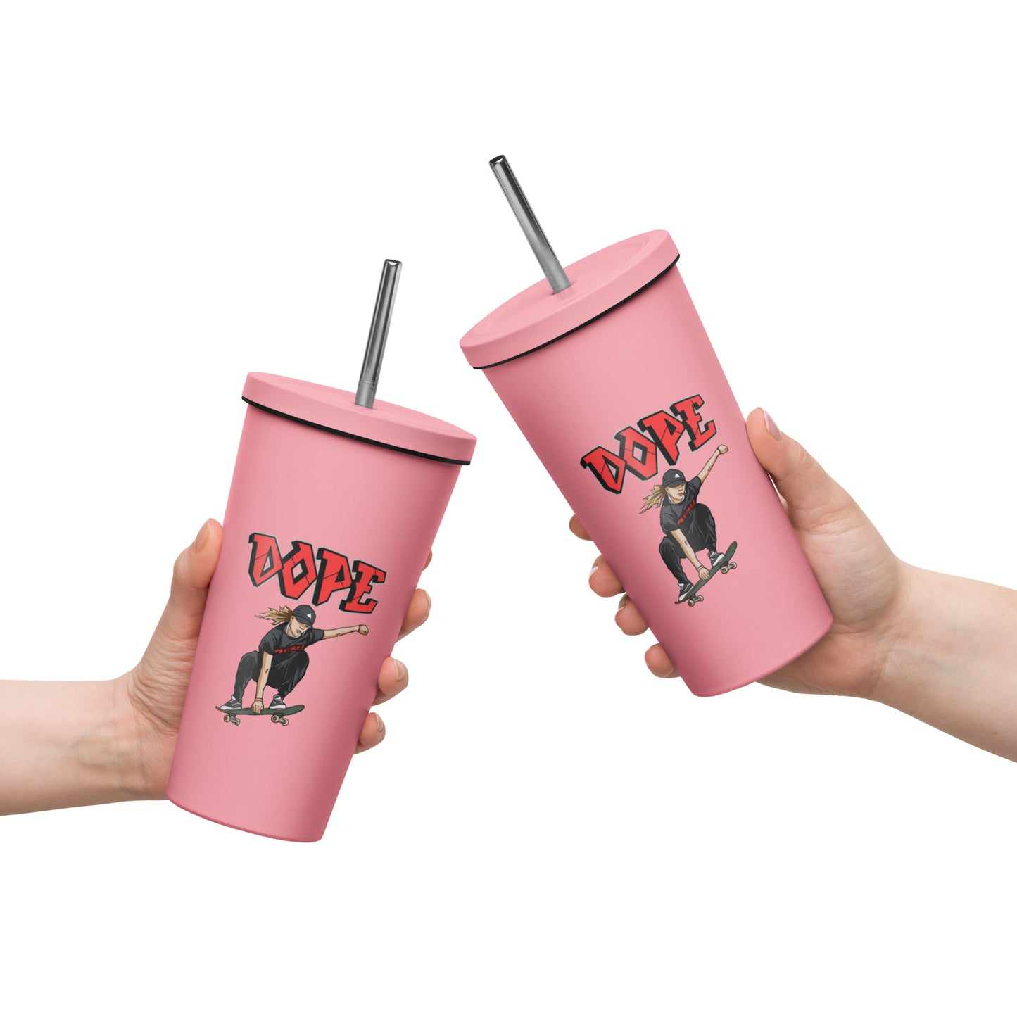 Sober Symphony® - Dope Insulated Tumbler with a Straw