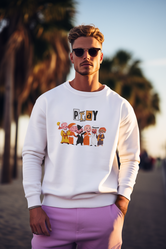 Pray Men Crewneck Sweatshirt