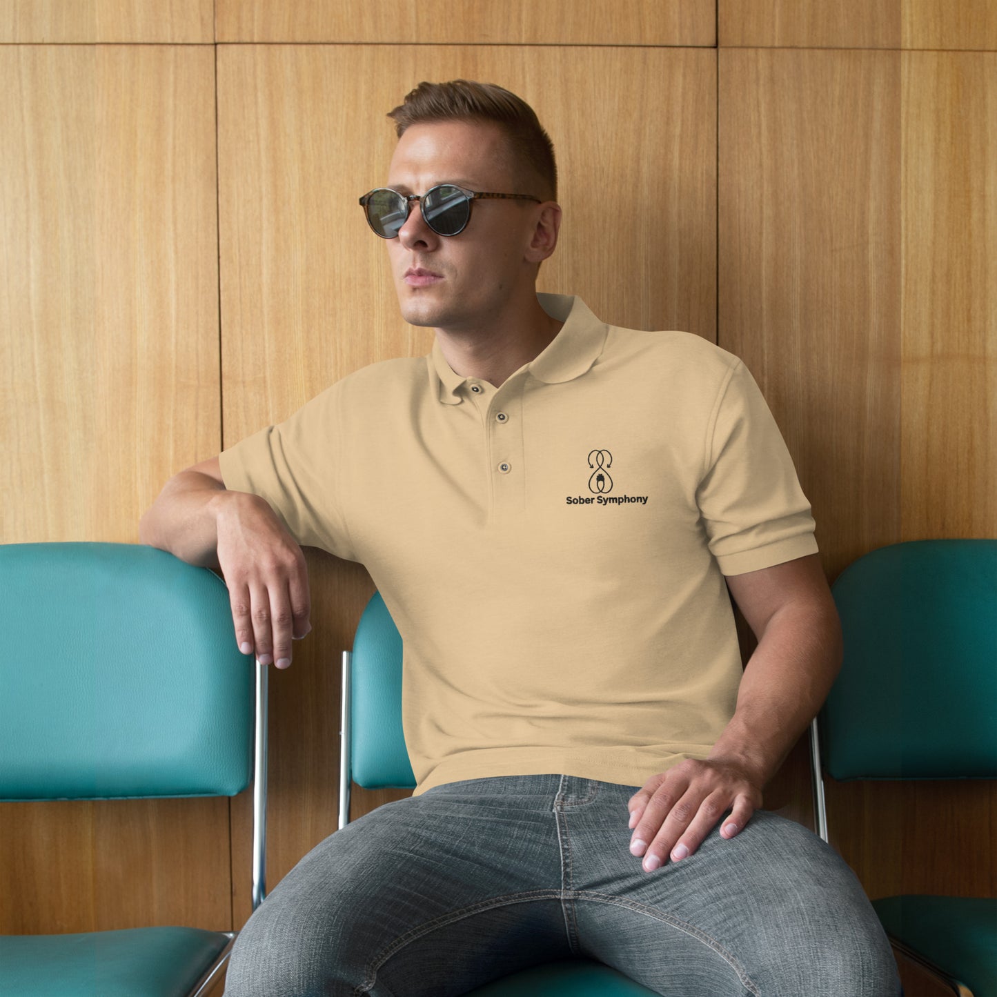 Sober Symphony® - Men's Premium Polo Shirt